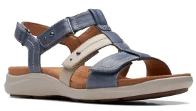 Clarks Kitly Step Sandal Denim