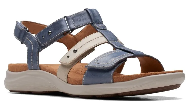 Clarks Kitly Step Sandal Denim