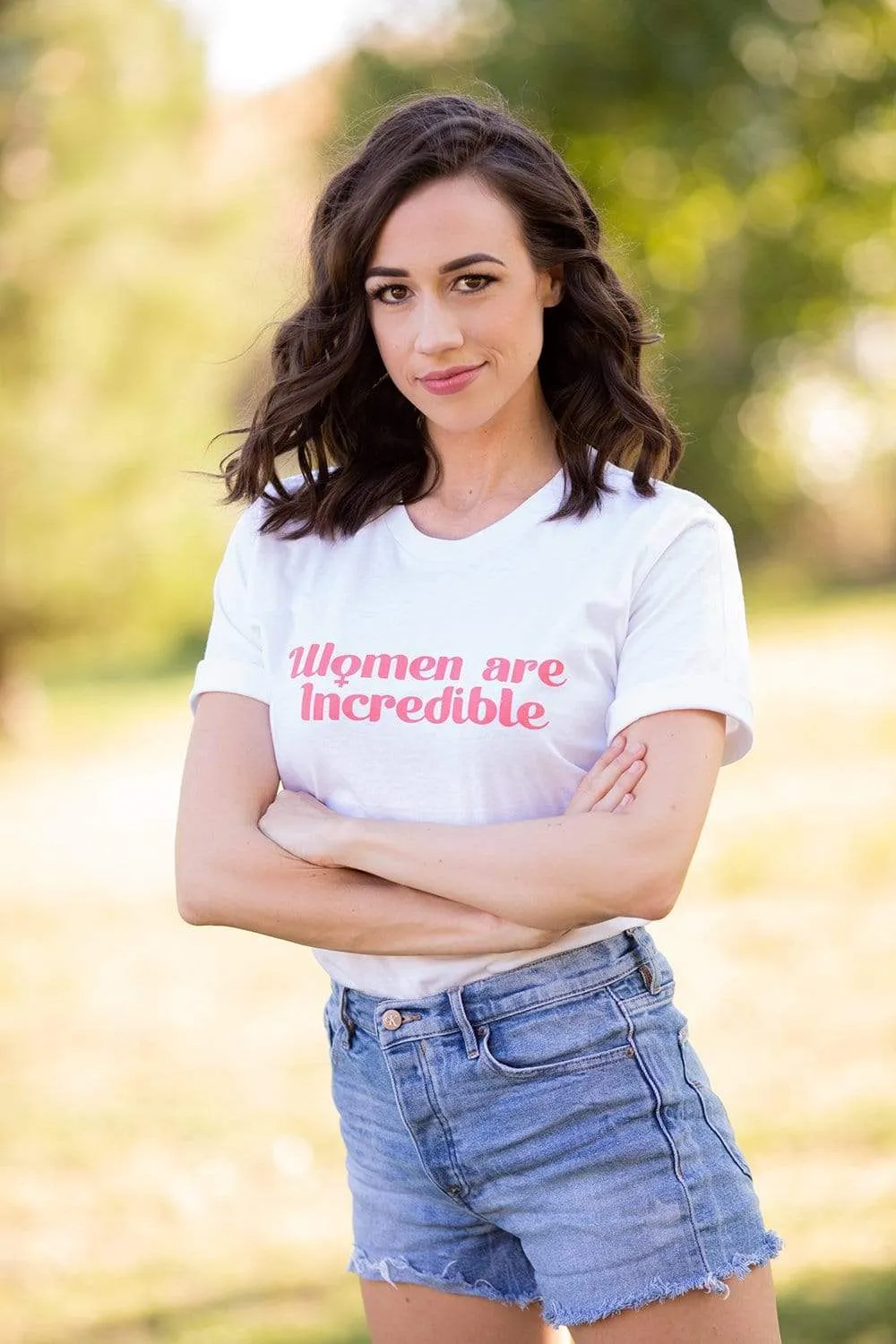 Incredible Women White T-Shirt by Colleen Ballinger