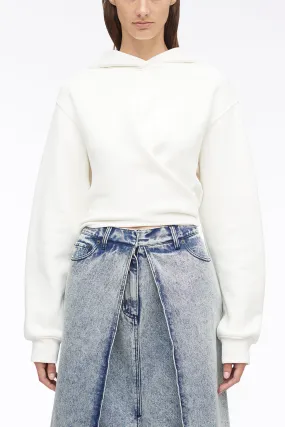 Compact French Terry Front Wrap Hoodie