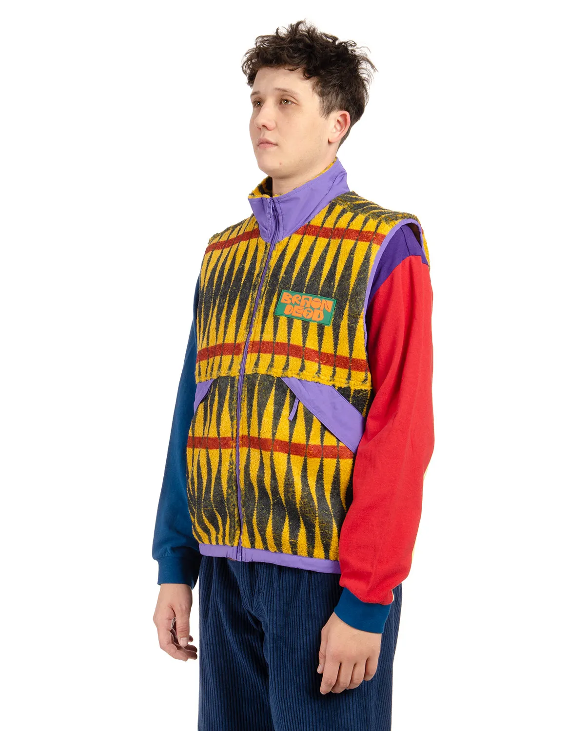 Configuration Sherpa Vest - Mustard Multi