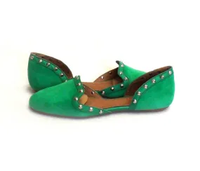 Corso Como Regal Green Suede