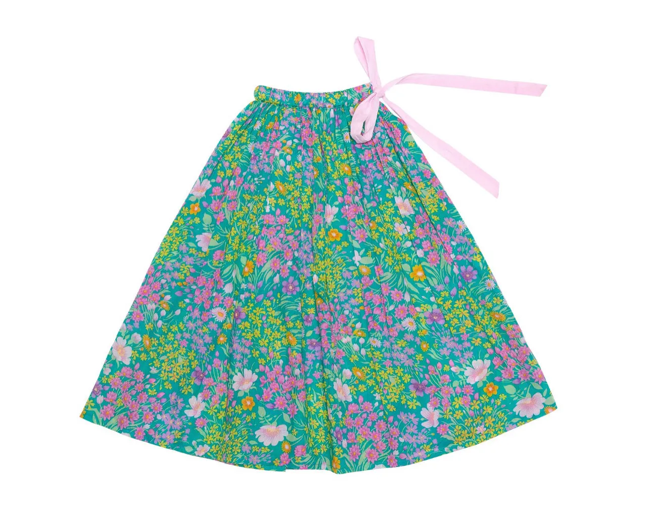 Cosmos Maxi Skirt Paris Gypsy Aqua