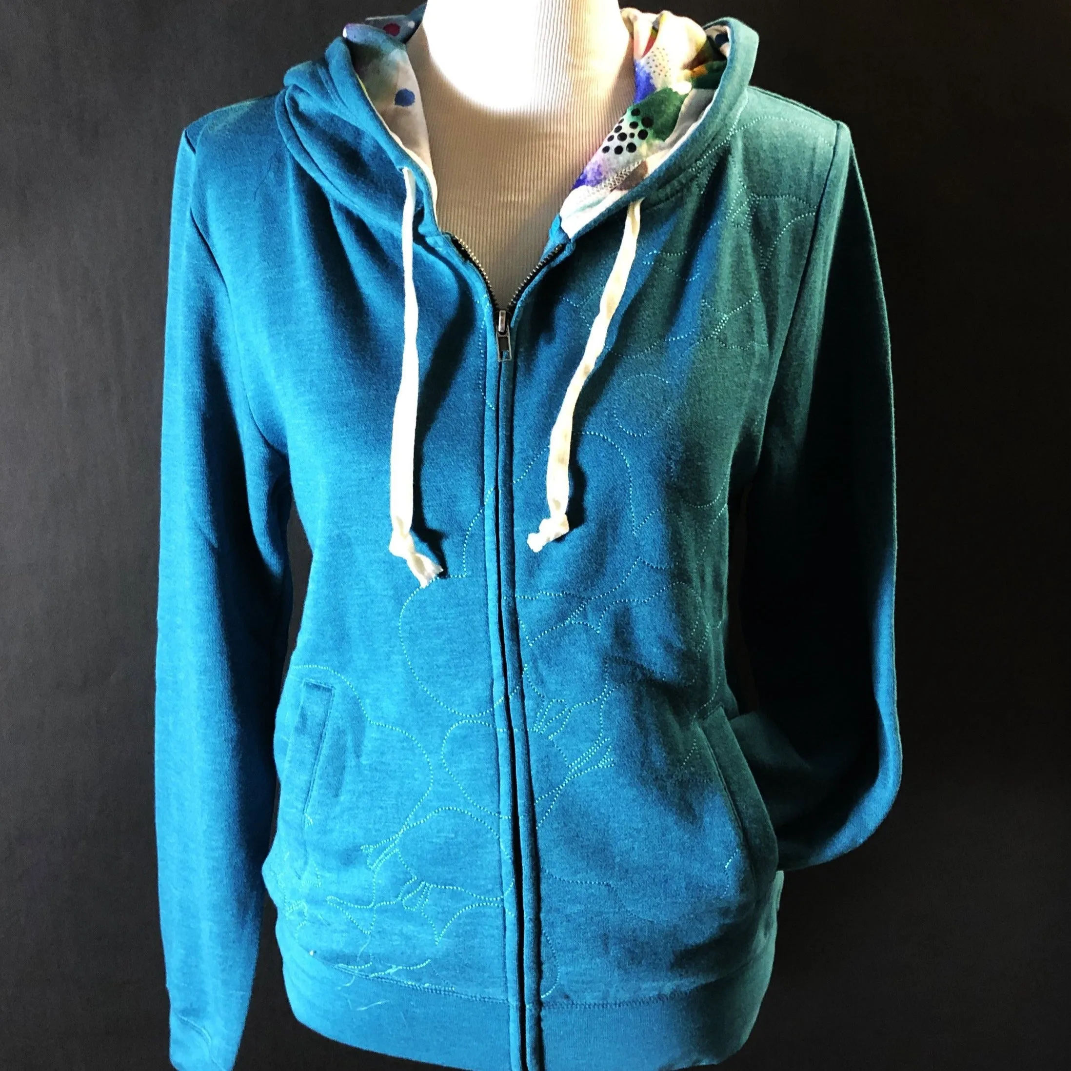 Vibrant Artistic Liz Tran Designer Hoodie - Unique & Colorful Streetwear