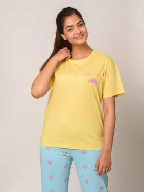 Donut Disturb Cotton Graphic T-Shirt