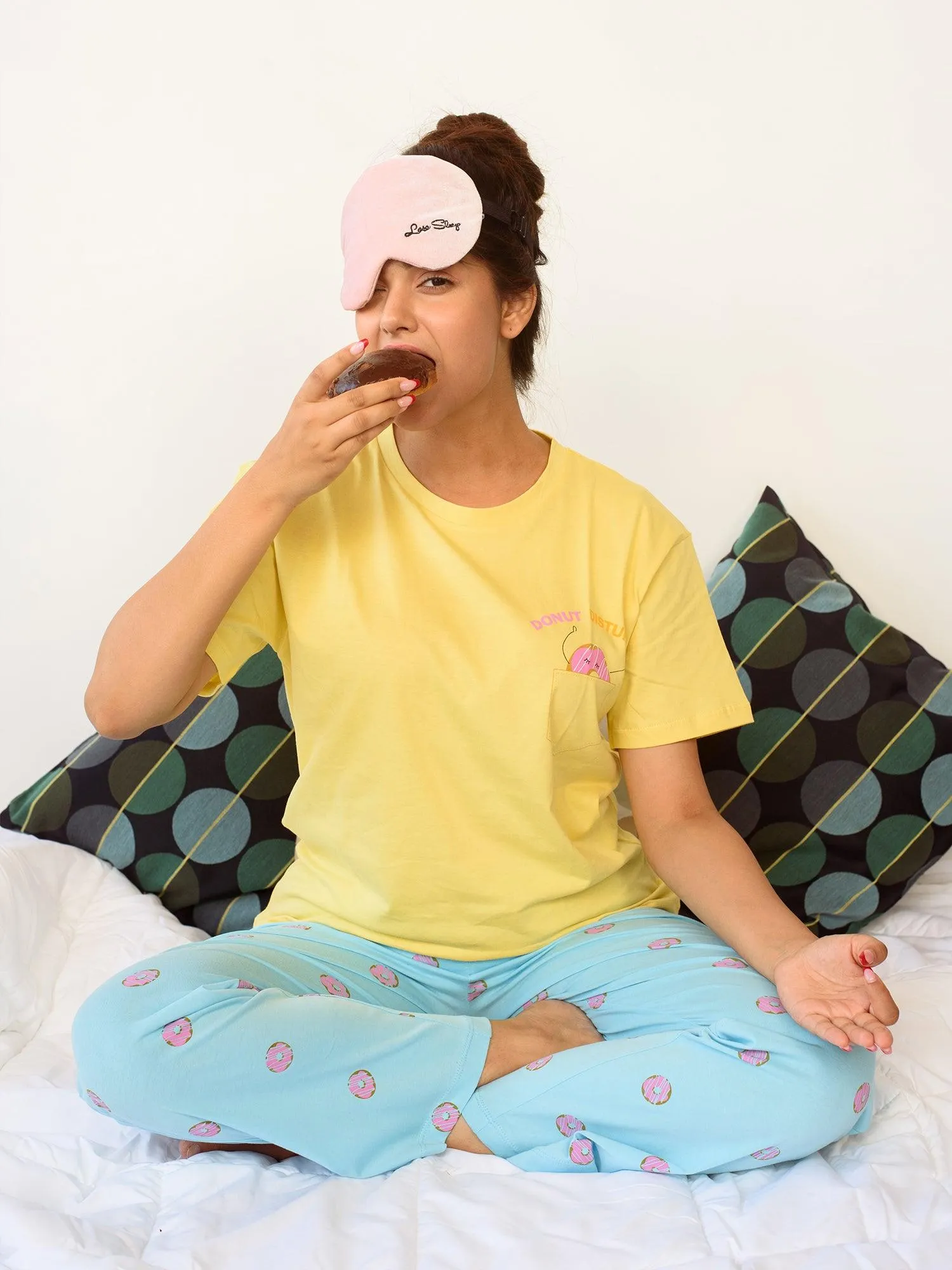 Donut Disturb Cotton Graphic T-Shirt