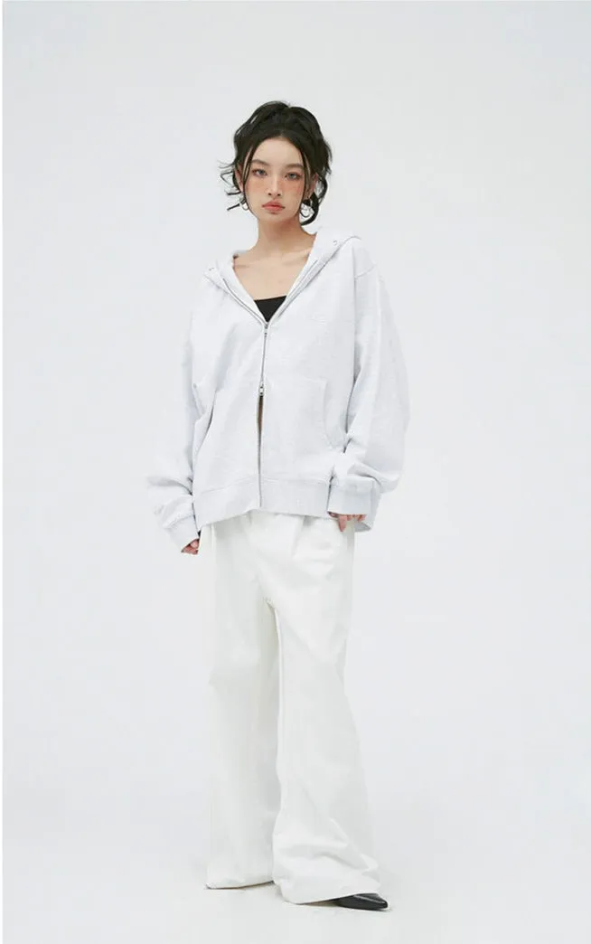 Double Zip Oversized Hoodie