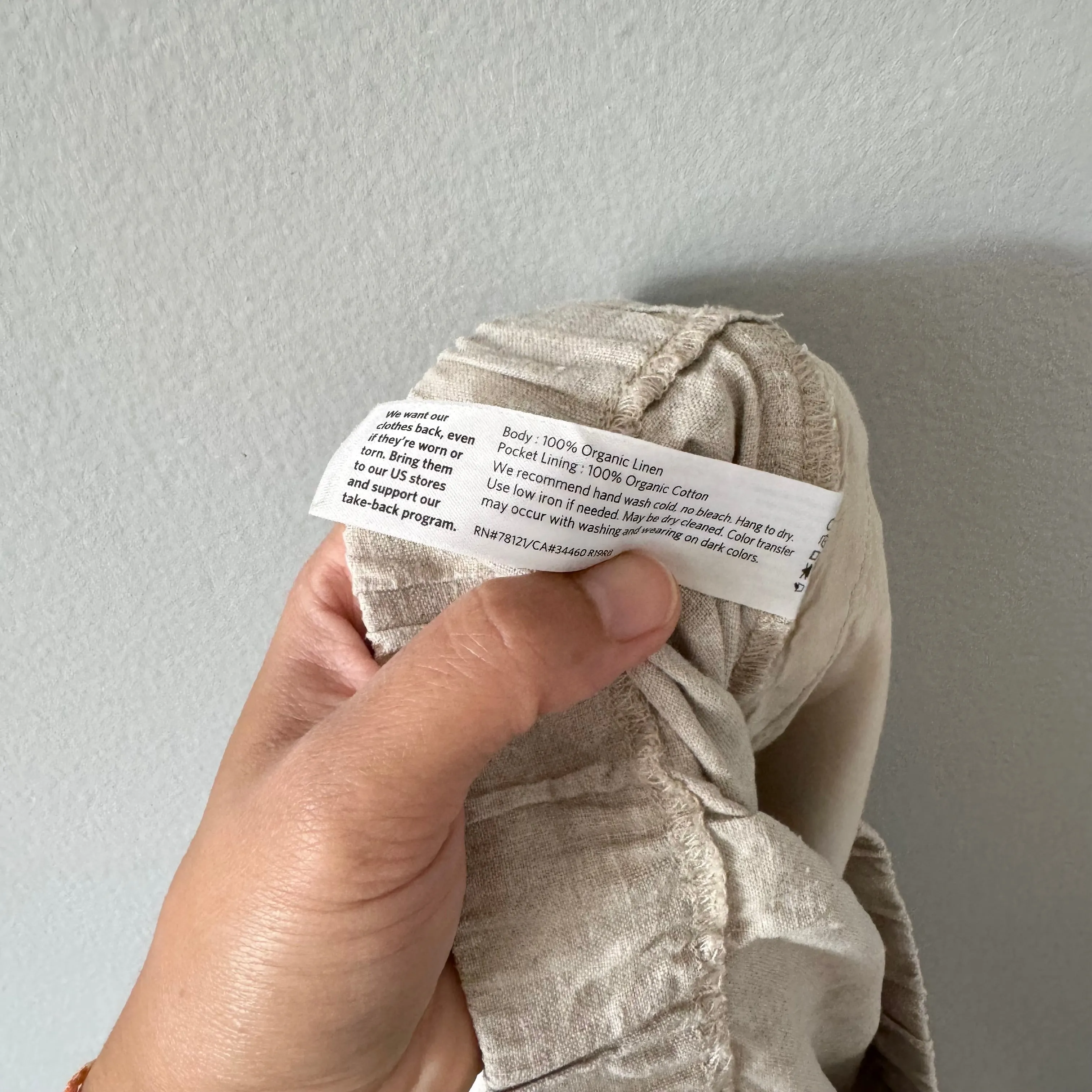 Eileen Fisher / Organic linen pants / Women S