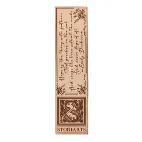Emily Dickinson Leather Quote Bookmark
