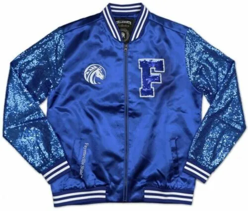 Fayetteville State University Sequins Satin Jacket