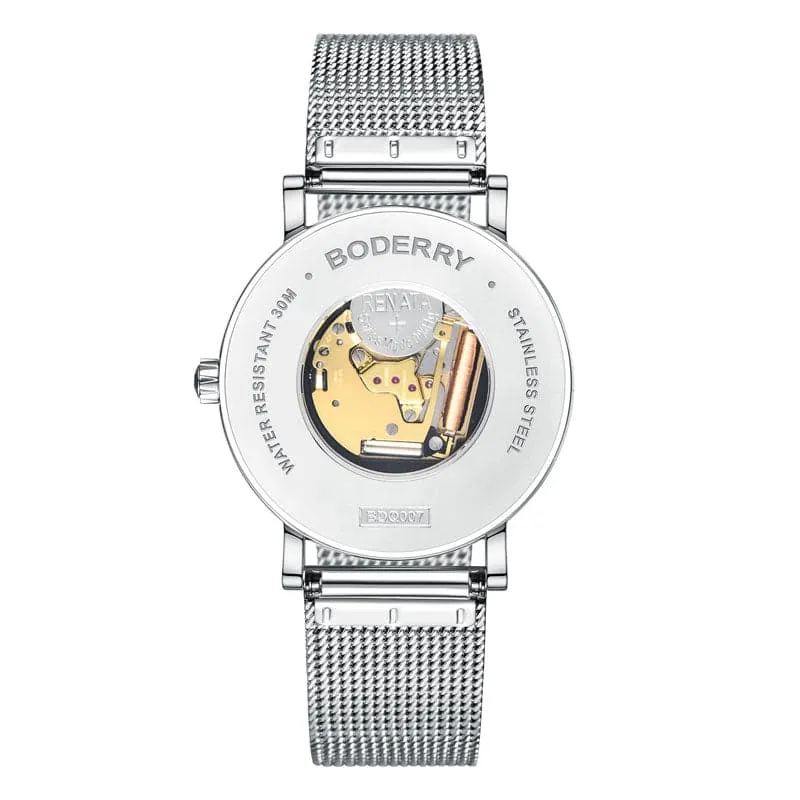 FLOWER - Swiss Quartz Movement Watch | Silver & Chrysanth