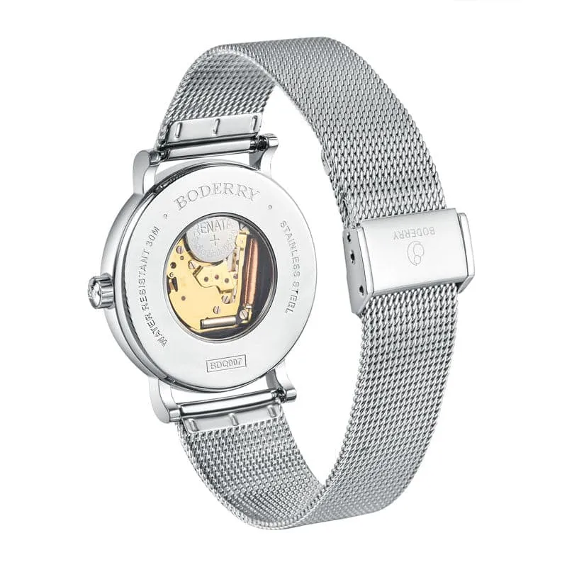FLOWER - Swiss Quartz Movement Watch | Silver & Chrysanth