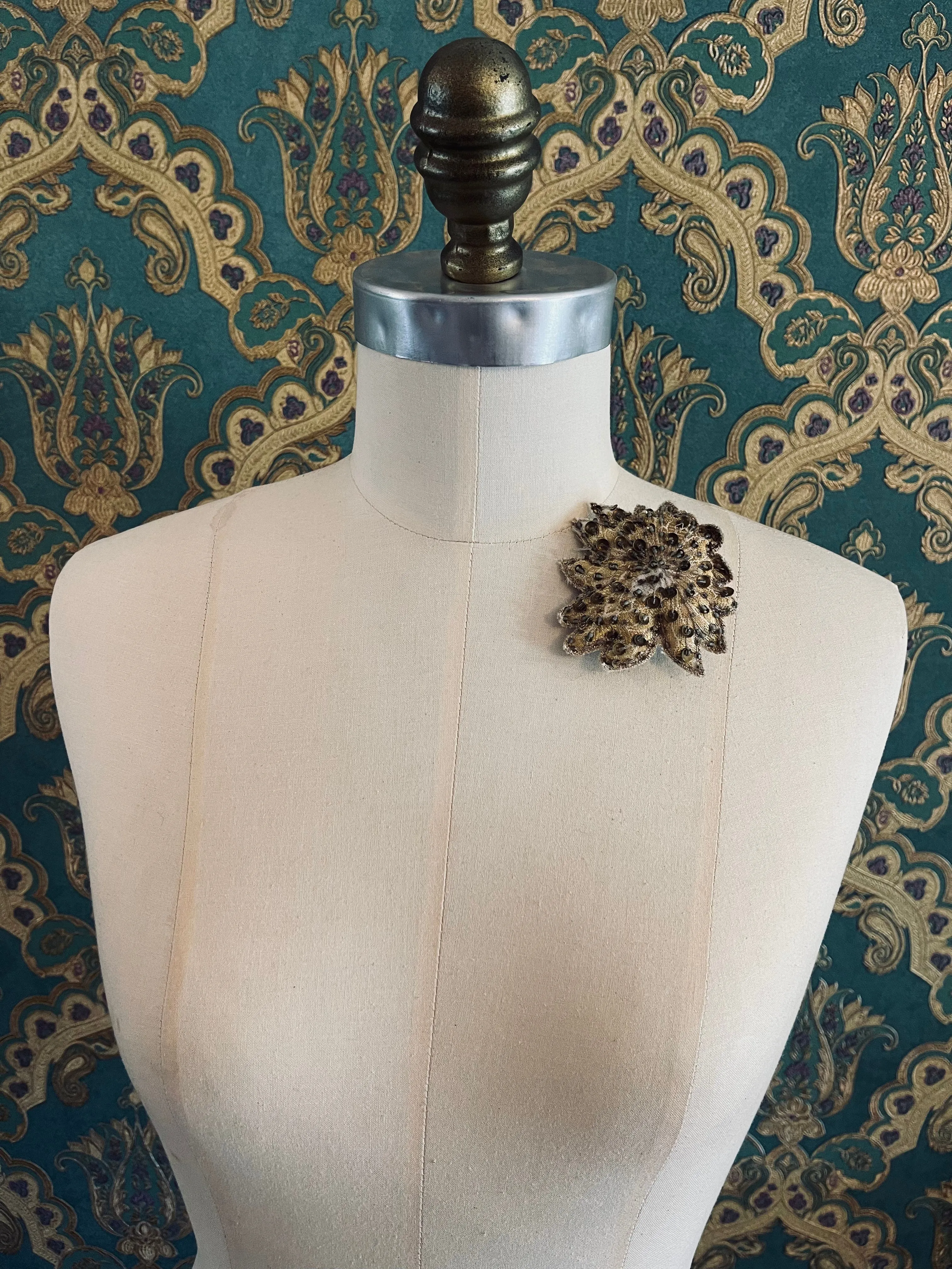 Foglie d'autunno Flower Brooch (set)