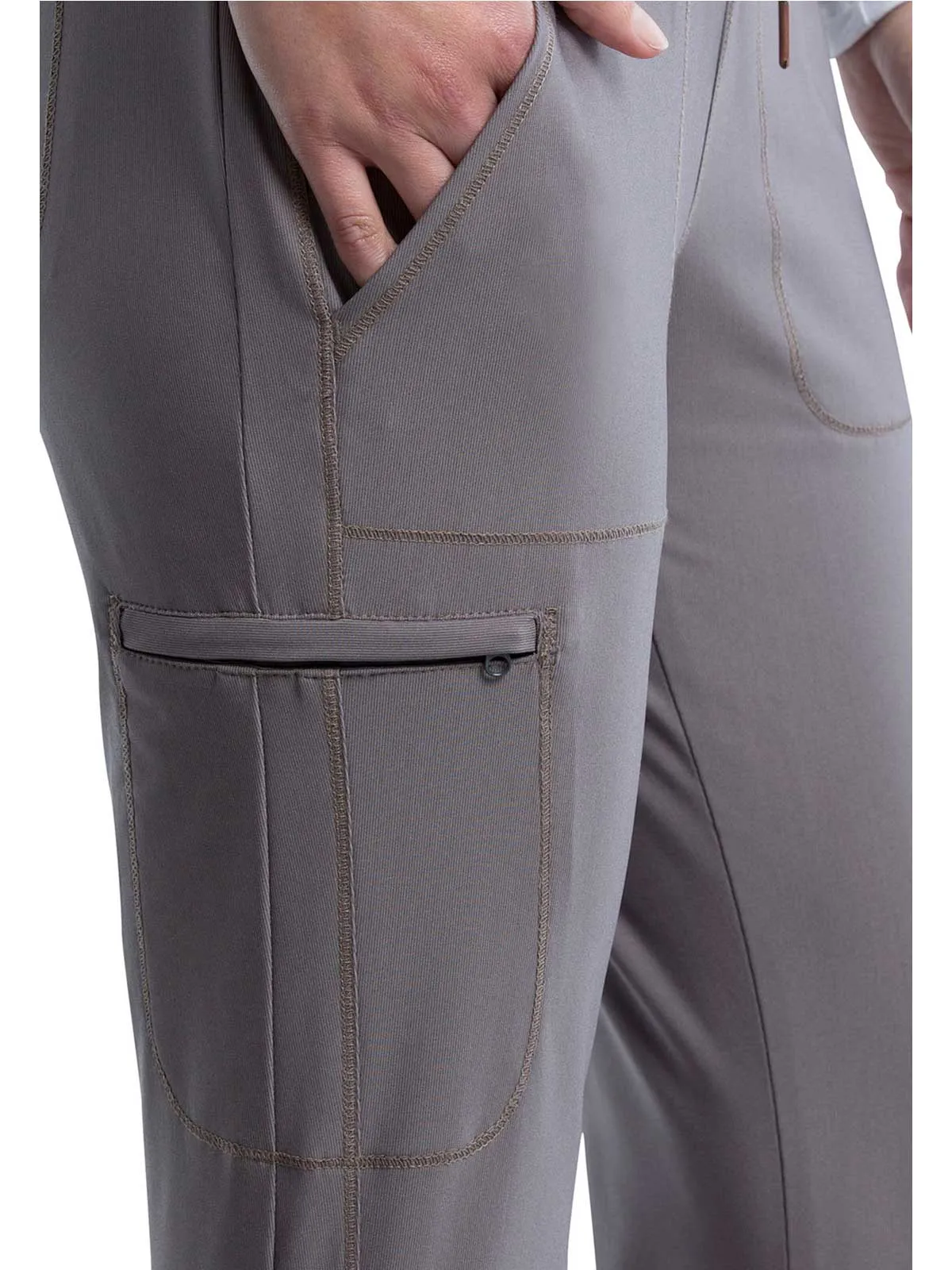 Form - Women's Mid Rise Tapered Leg Drawstring Pant