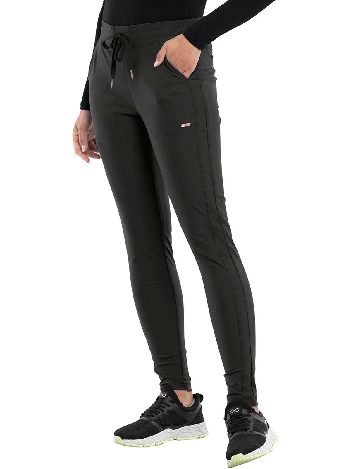 Form - Women's Mid Rise Tapered Leg Drawstring Pant