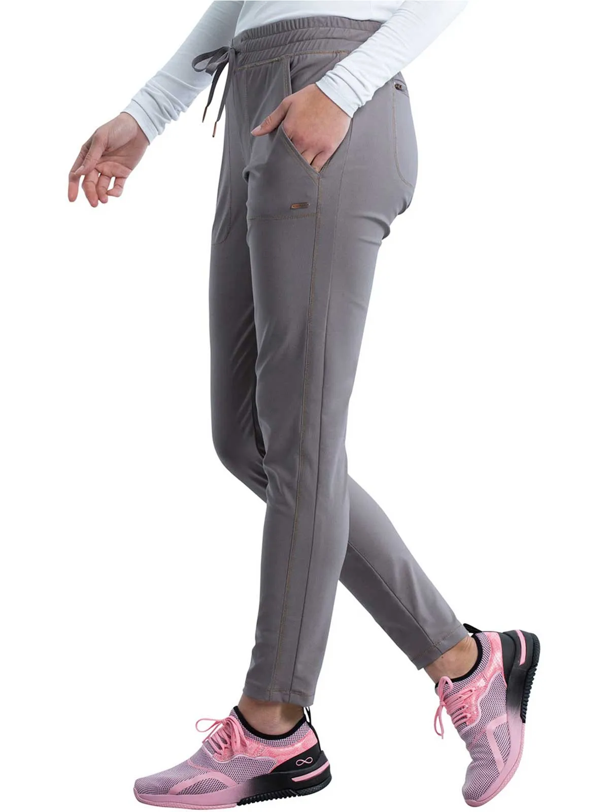 Form - Women's Mid Rise Tapered Leg Drawstring Pant