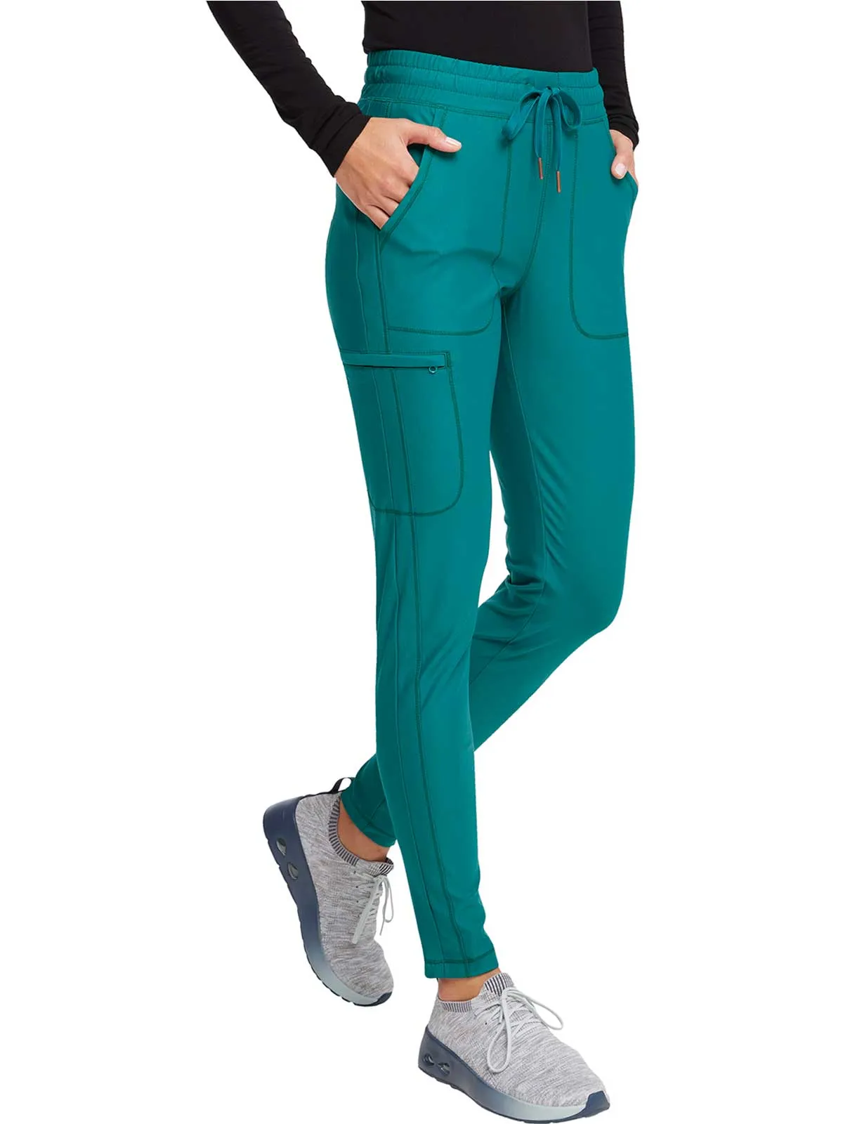 Form - Women's Mid Rise Tapered Leg Drawstring Pant