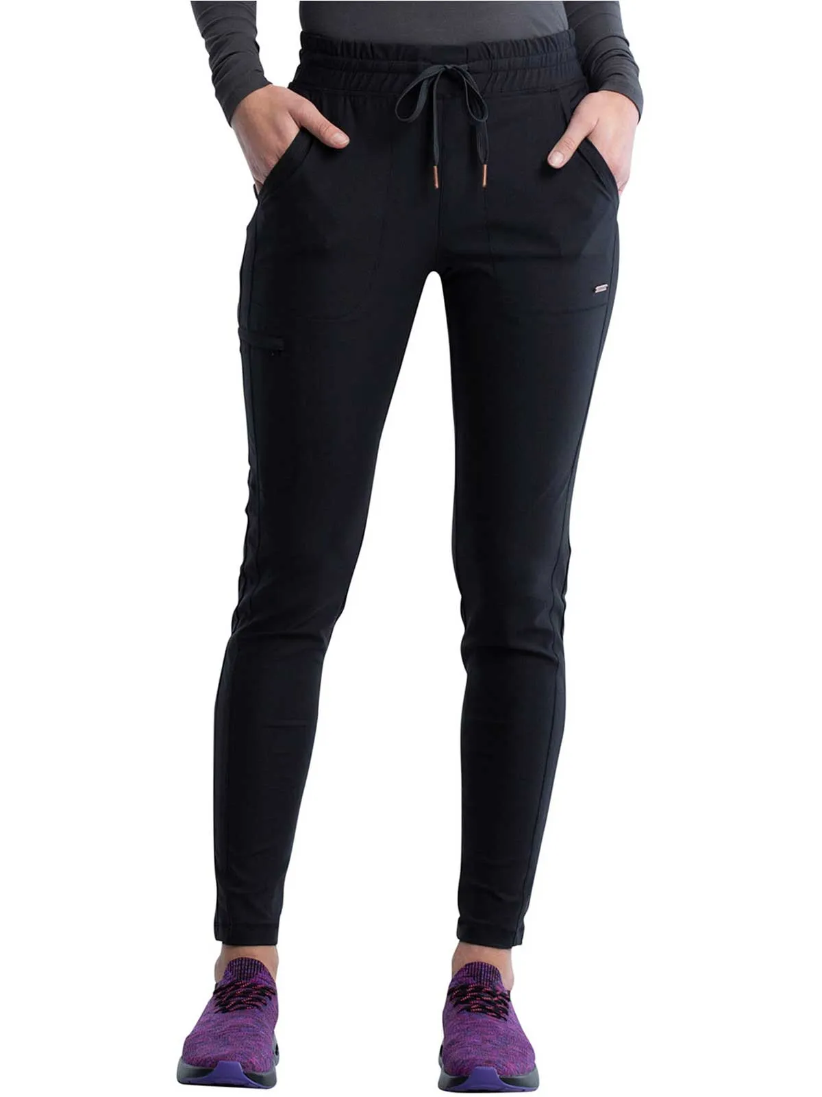Form - Women's Mid Rise Tapered Leg Drawstring Pant