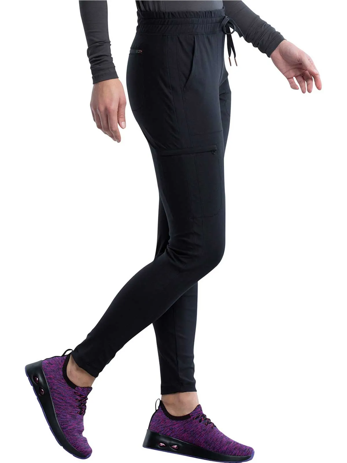 Form - Women's Mid Rise Tapered Leg Drawstring Pant