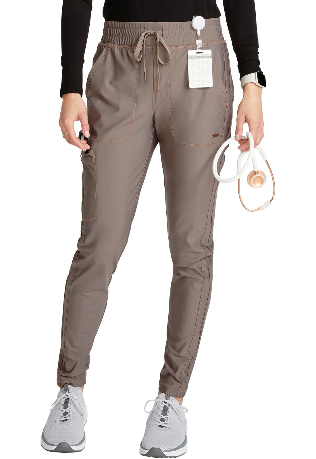 Form - Women's Mid Rise Tapered Leg Drawstring Pant