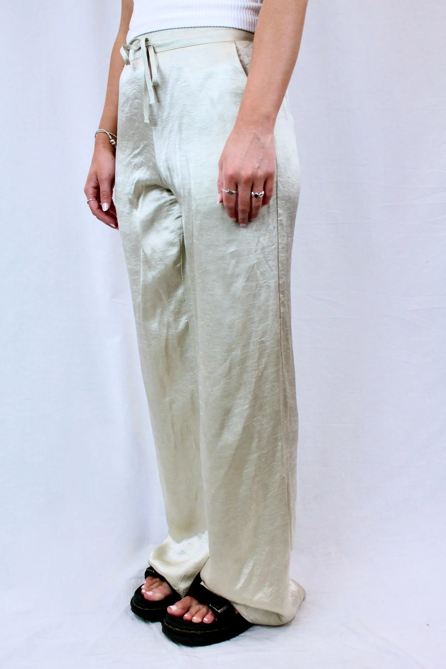 IDAE - Crinkle Satin Pants