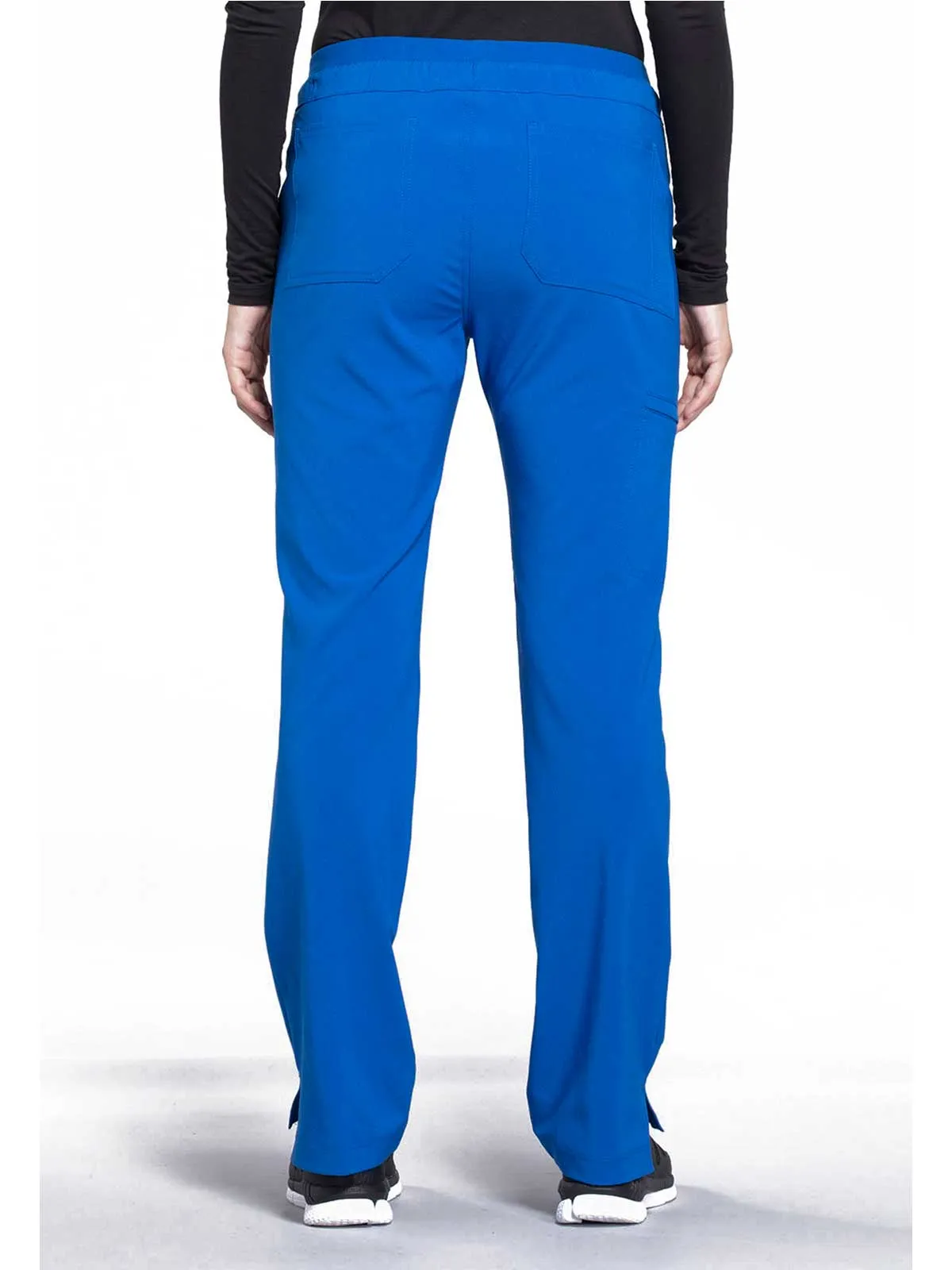 Iflex - Women's Mid Rise Tapered Leg Drawstring Solid Pants