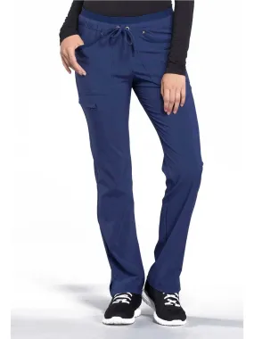 Iflex - Women's Mid Rise Tapered Leg Drawstring Solid Pants