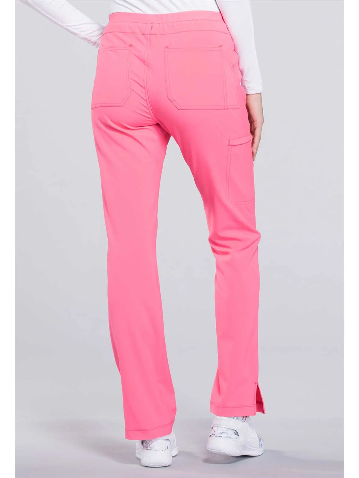 Iflex - Women's Mid Rise Tapered Leg Drawstring Solid Pants