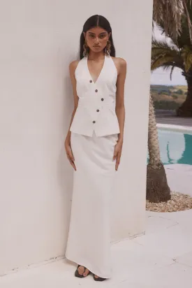 Inara Maxi Skirt - White
