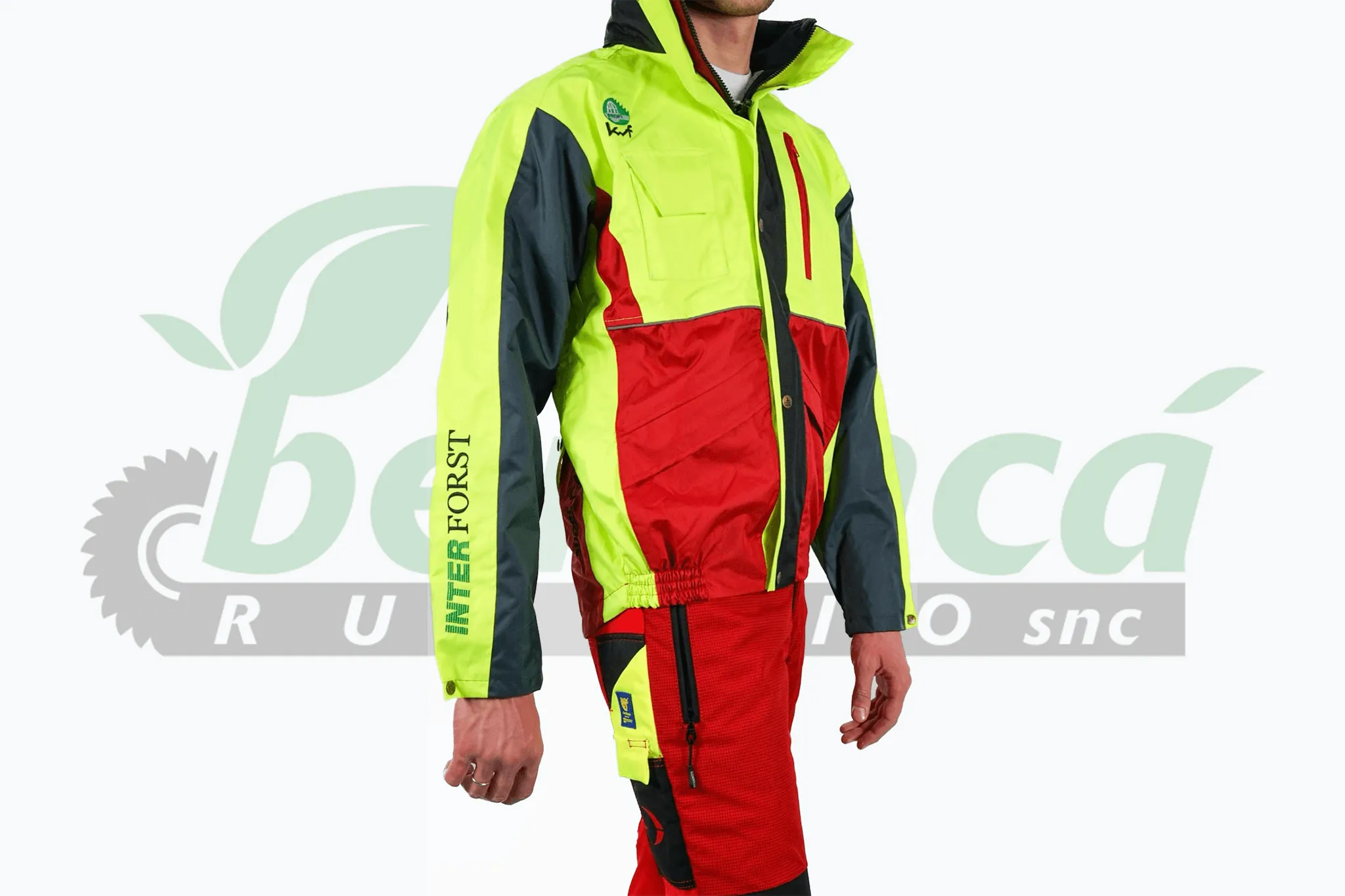 Interforst rainproof forestry jacket