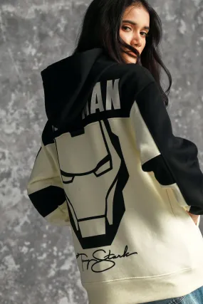 Iron Man Oversized Heavyweight Hoodie(Fleece)
