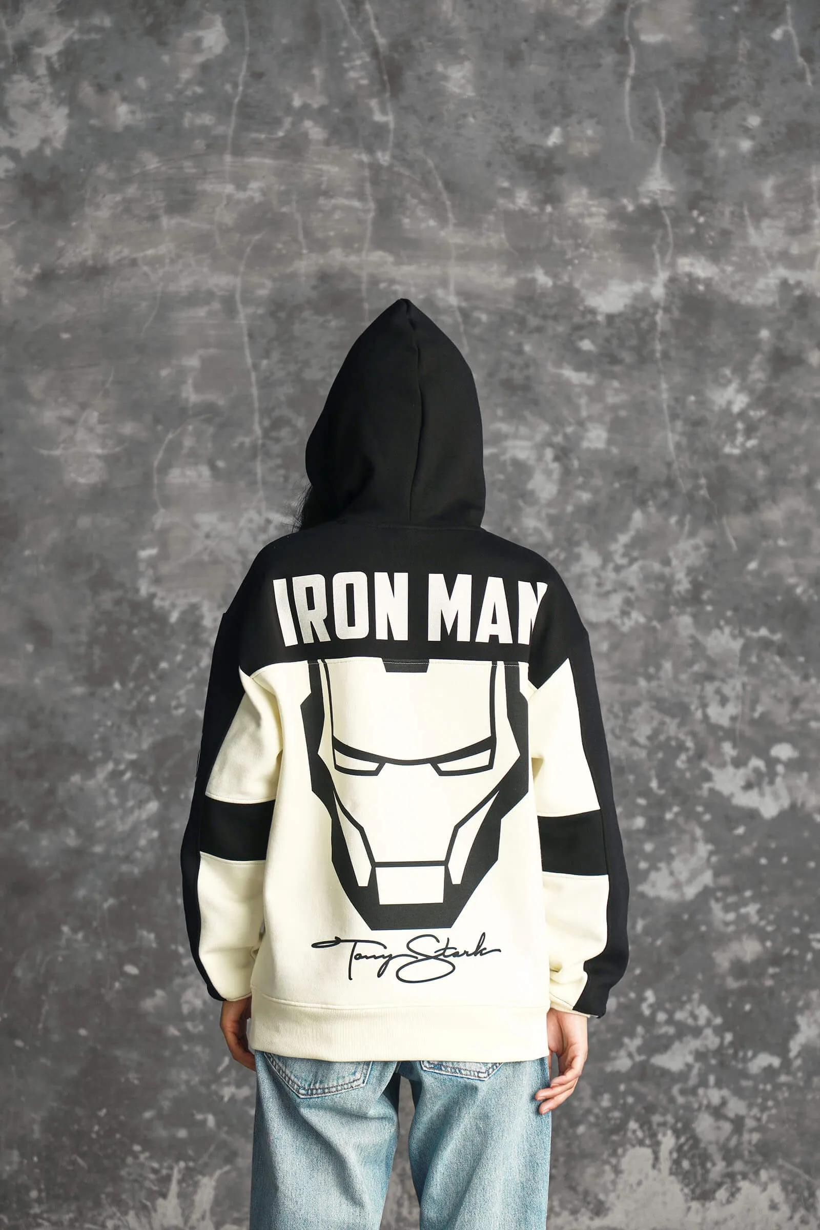 Iron Man Oversized Heavyweight Hoodie(Fleece)