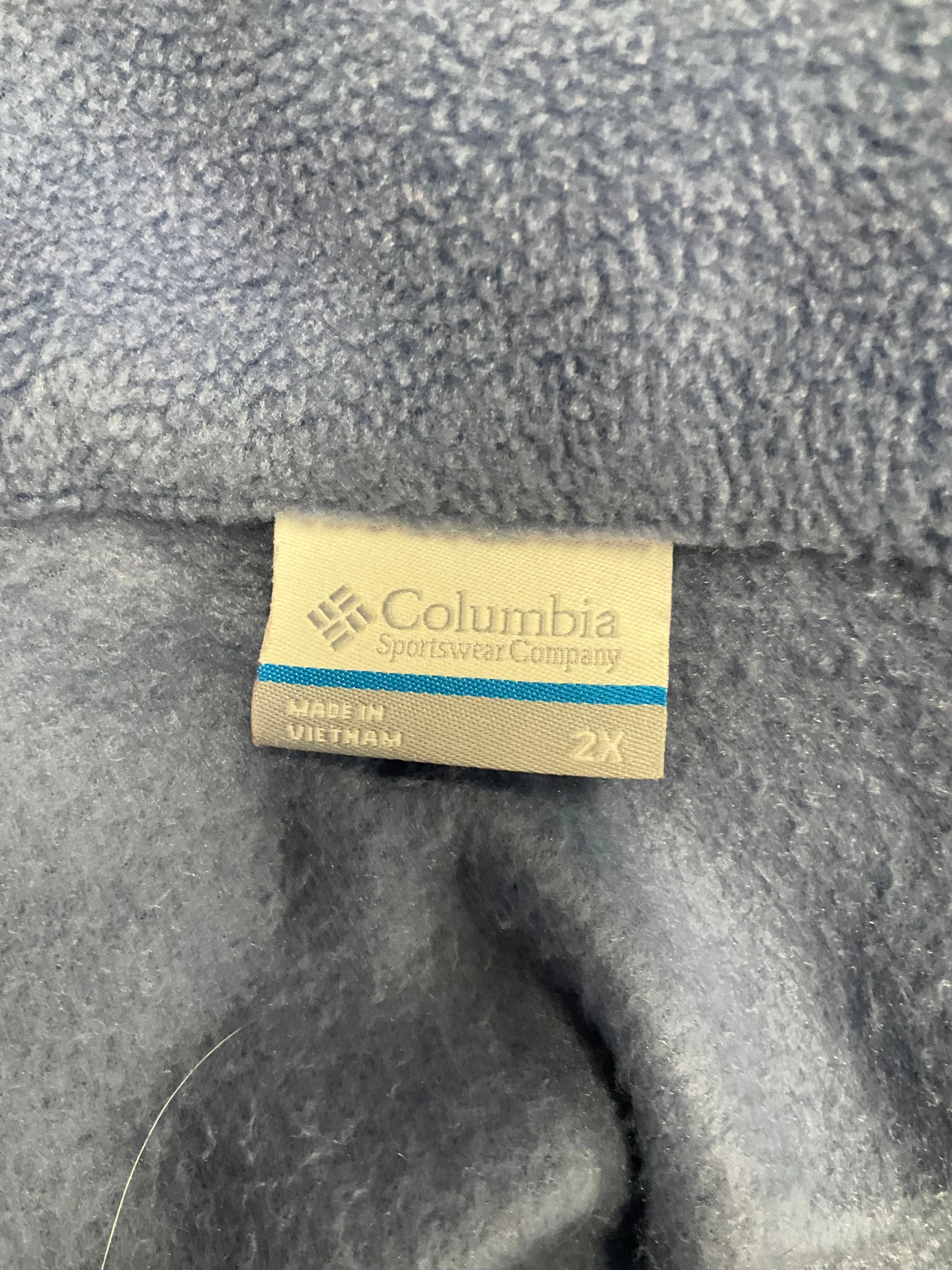 Jacket Fleece By Columbia In Blue, Size: 2x