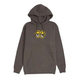 Krooked Eyes Lg Hoodie Charcoal/Yellow