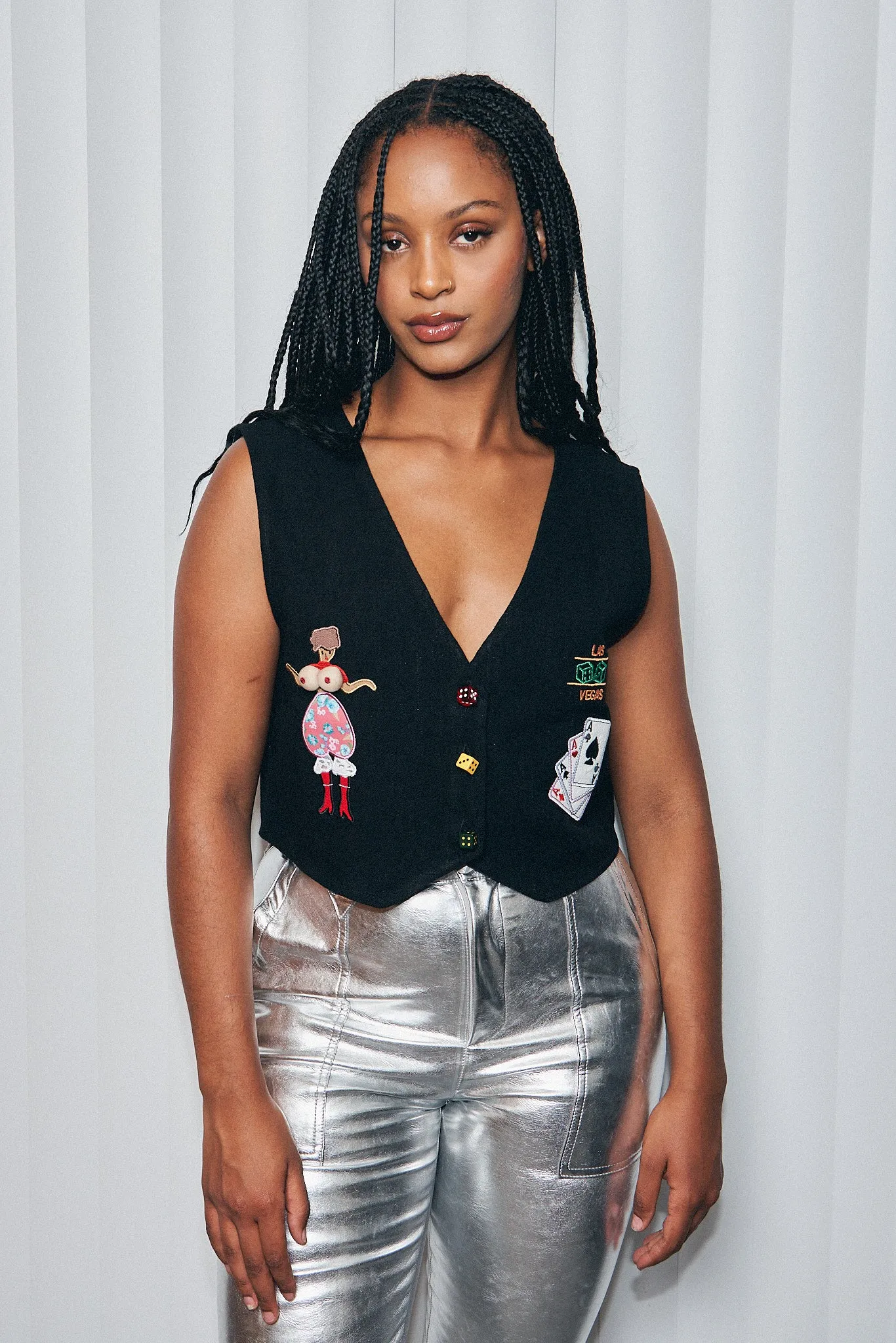 Lady Luck Linen Vegas Vest