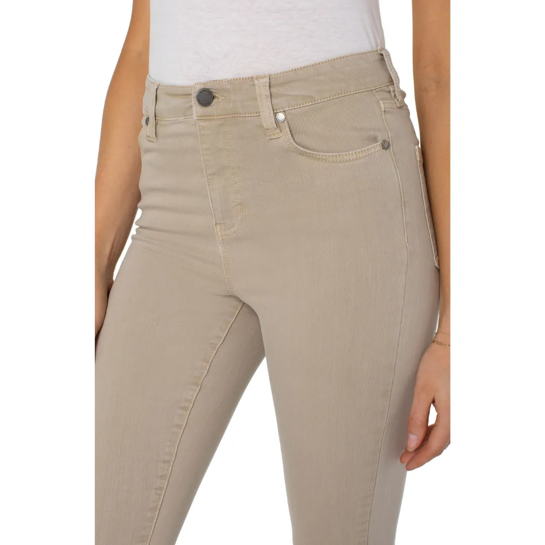 Liverpool Abby Hi-Rise Ankle Skinny (Color: Chai Tan)