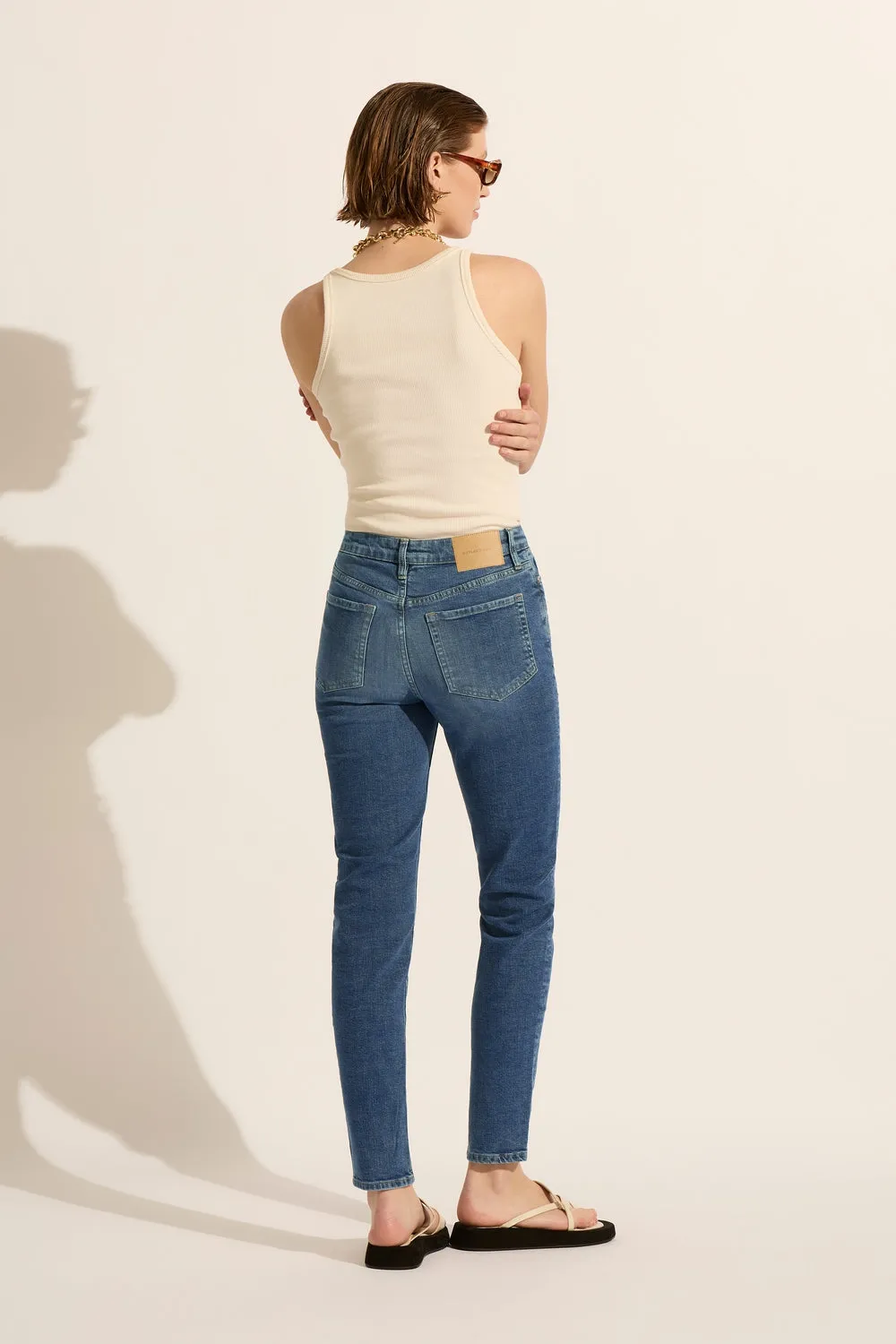 Lucy High Rise Slim Jean - New Blue