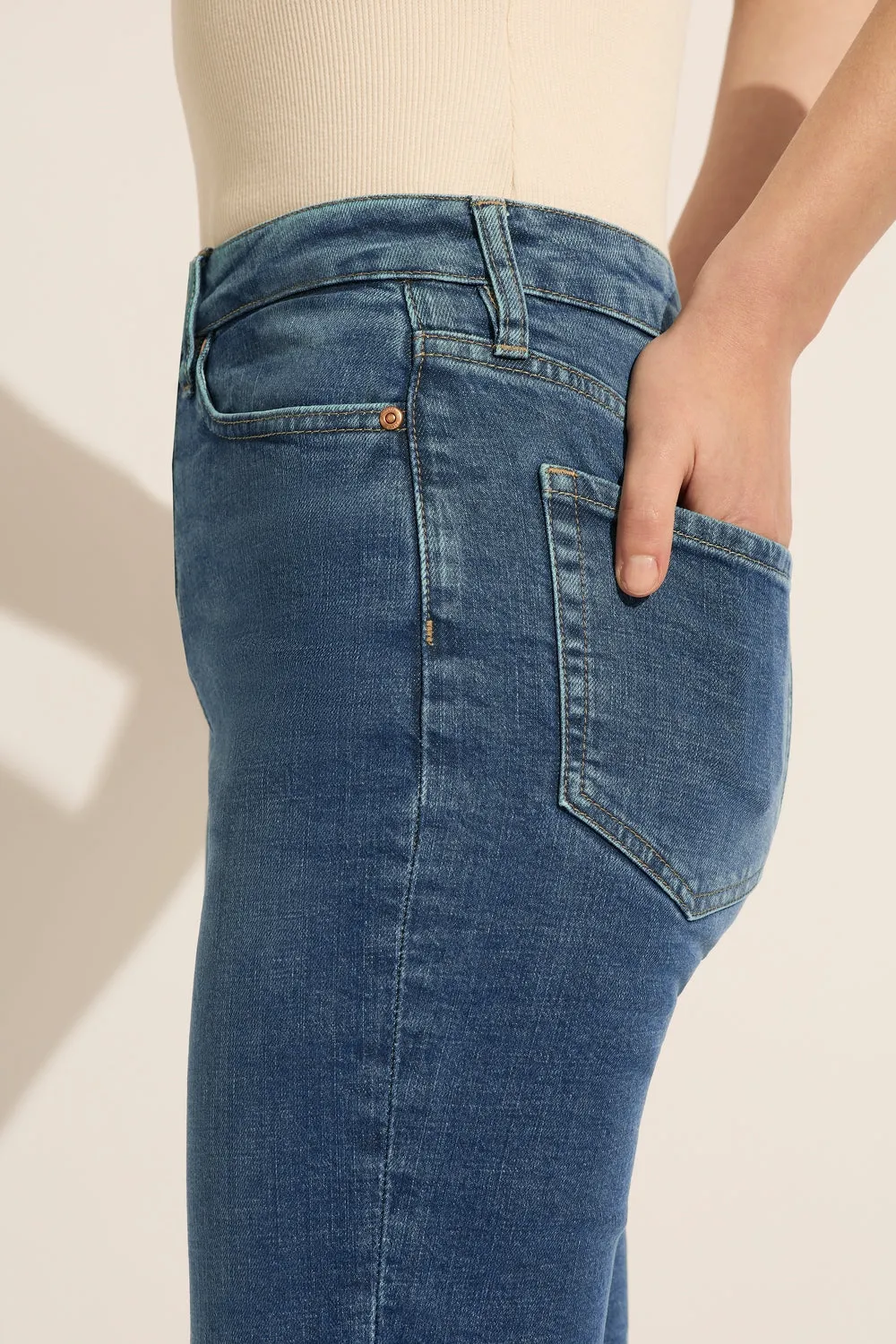 Lucy High Rise Slim Jean - New Blue
