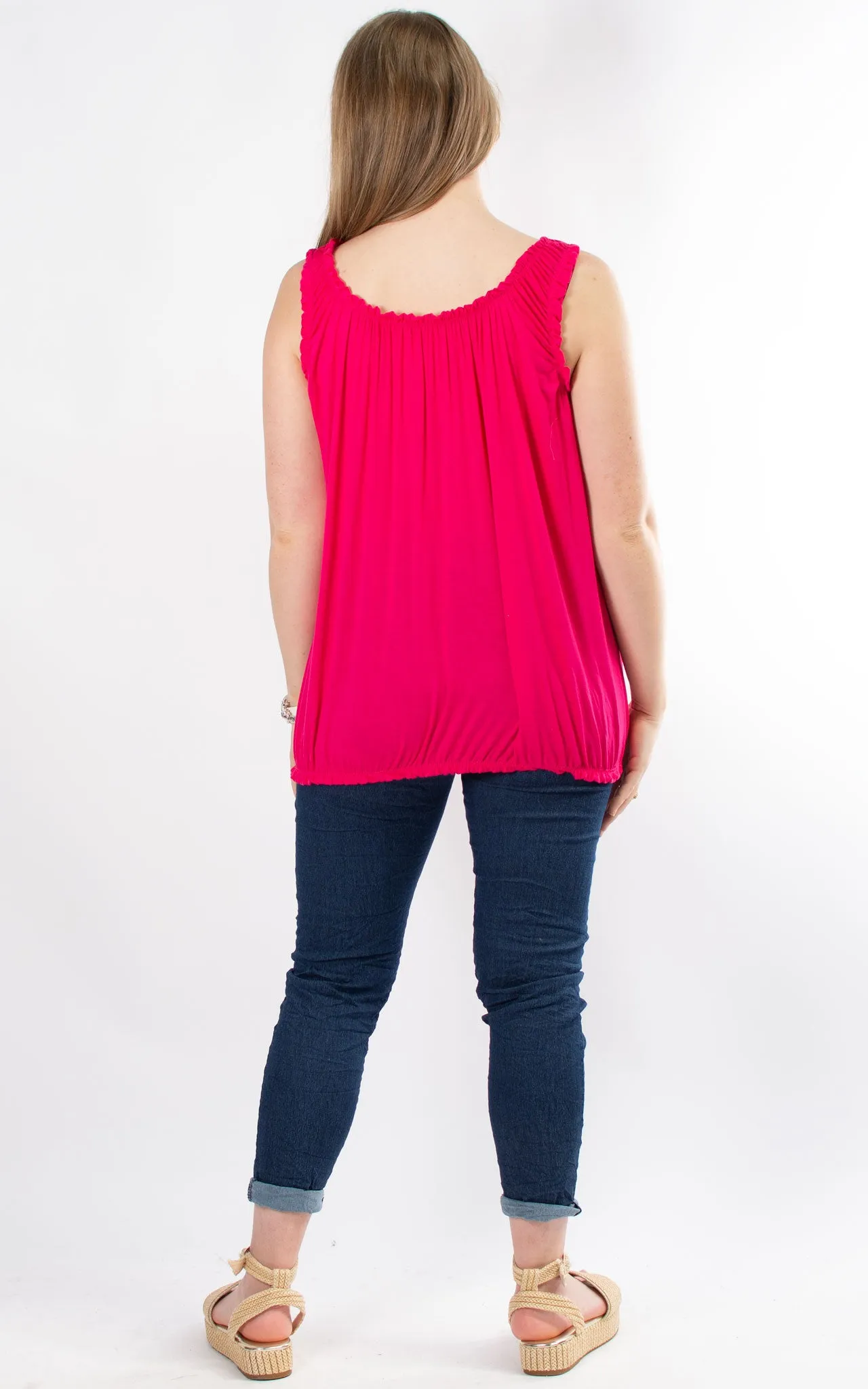 Lyra Vest | Hot Pink