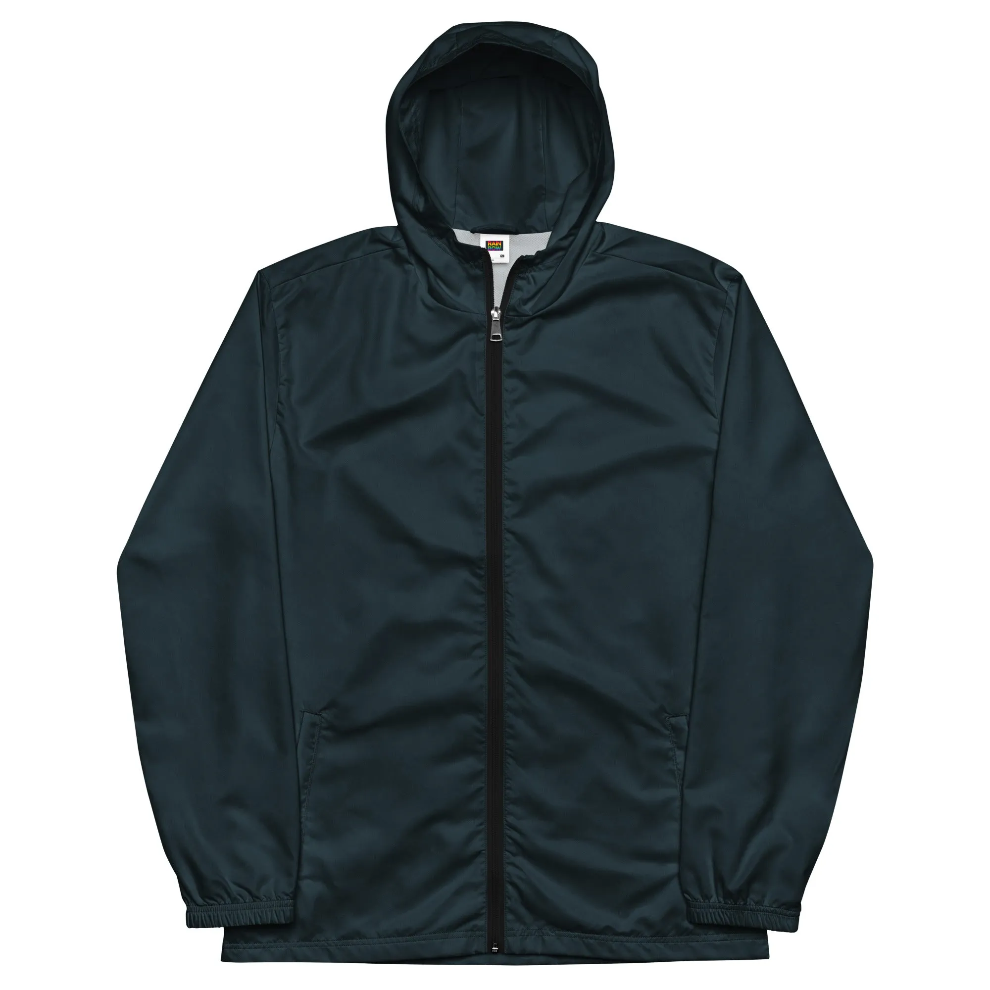 Midnight Blue Windbreaker With Trans Pride Inside