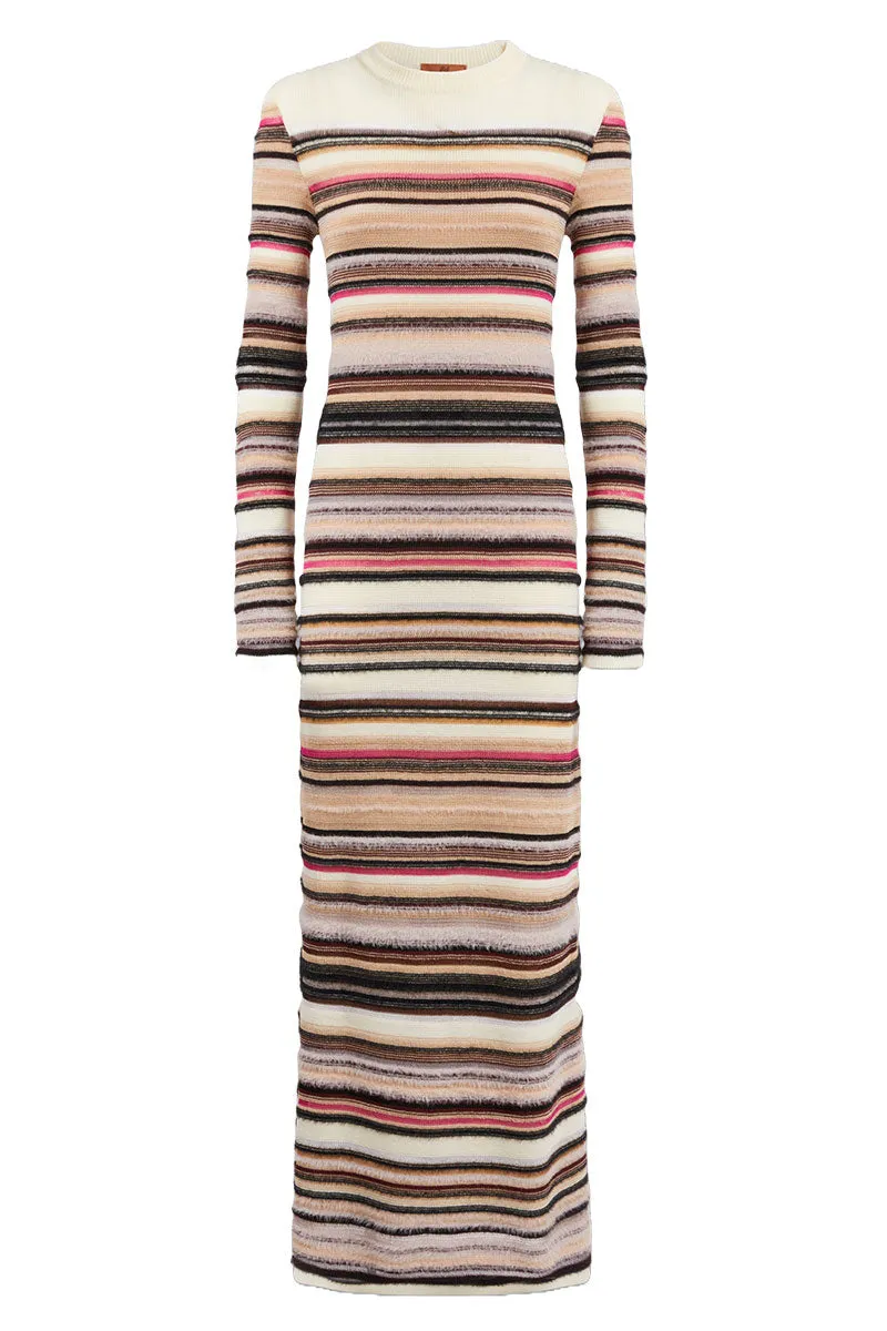 Multi Striped Long Dress