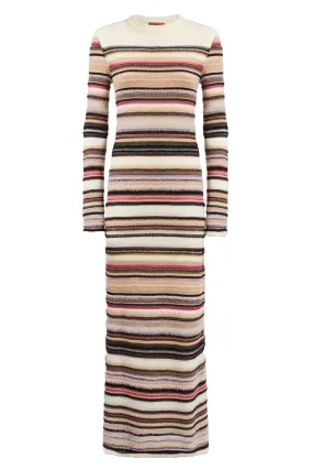 Multi Striped Long Dress