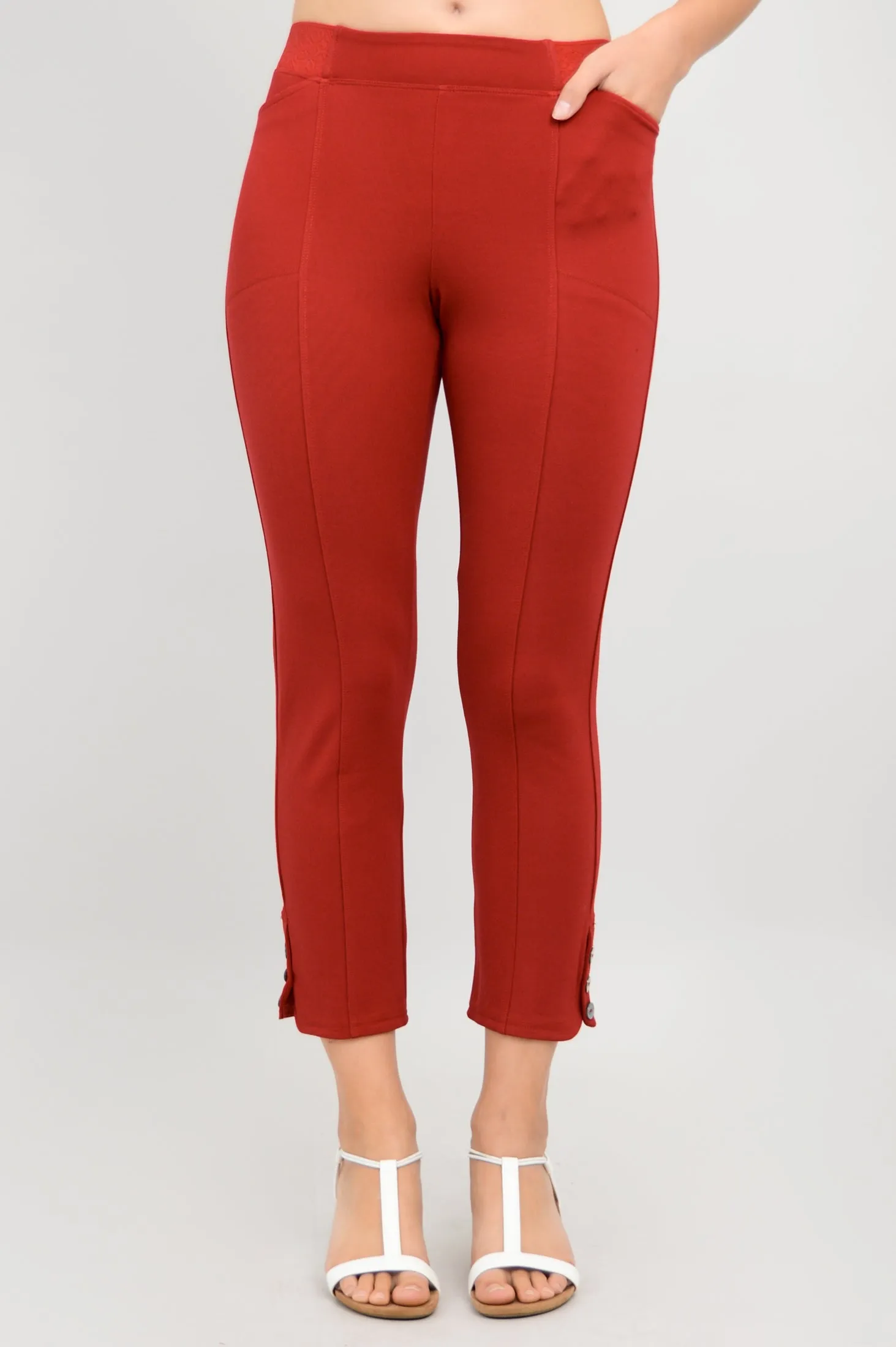 Nadine Crop, Lipstick, Modal - Final Sale