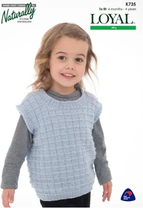 Naturally Loyal 4ply Vest K735
