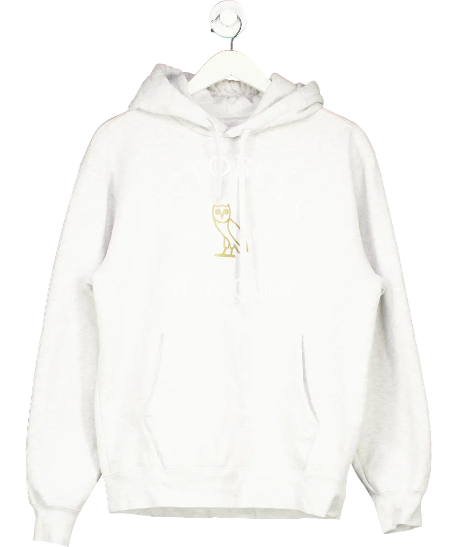 October's Very Own Grey Collegiate Hoodie UK S