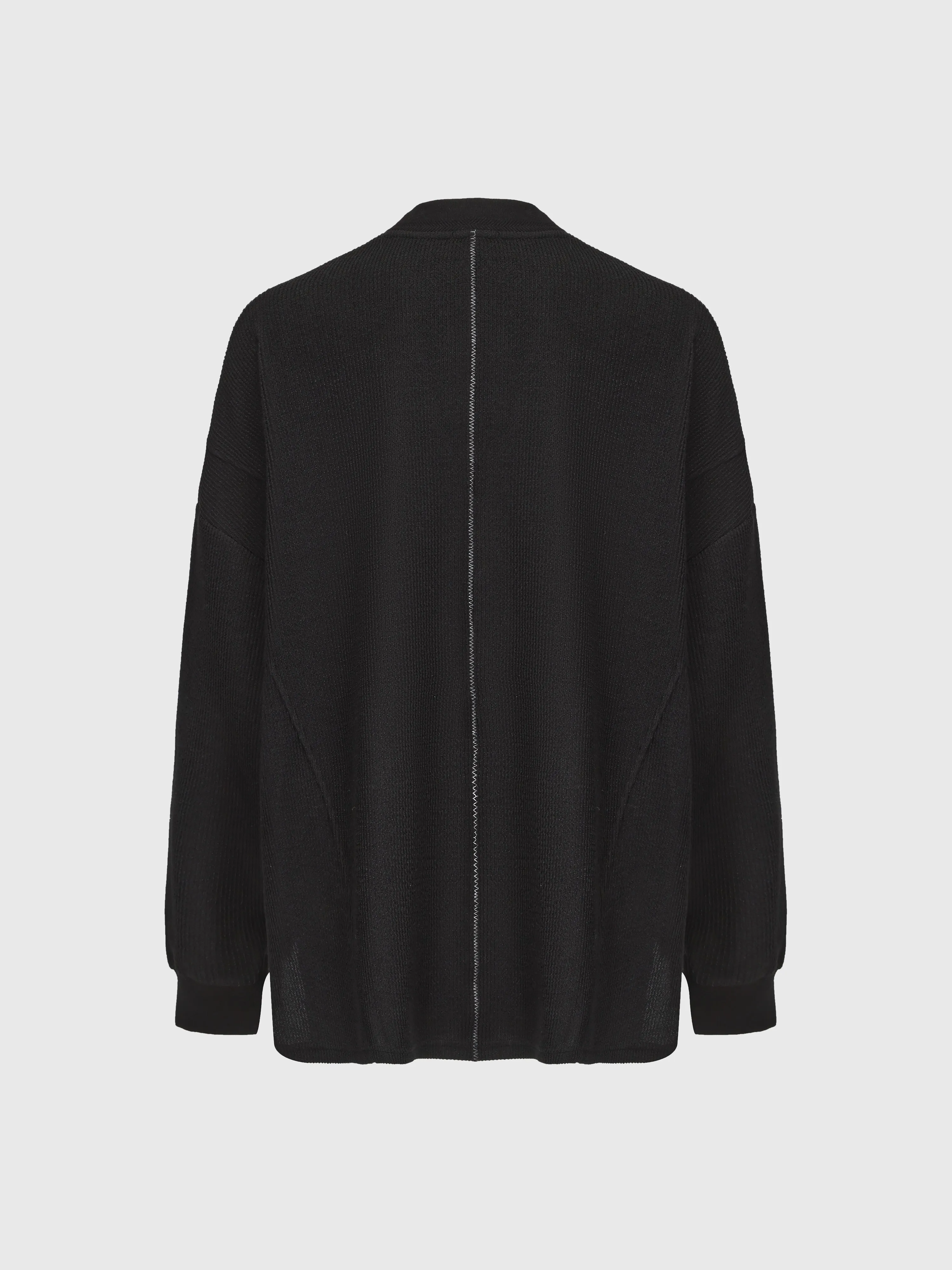 Oversized Cut Sewn Cardigan
