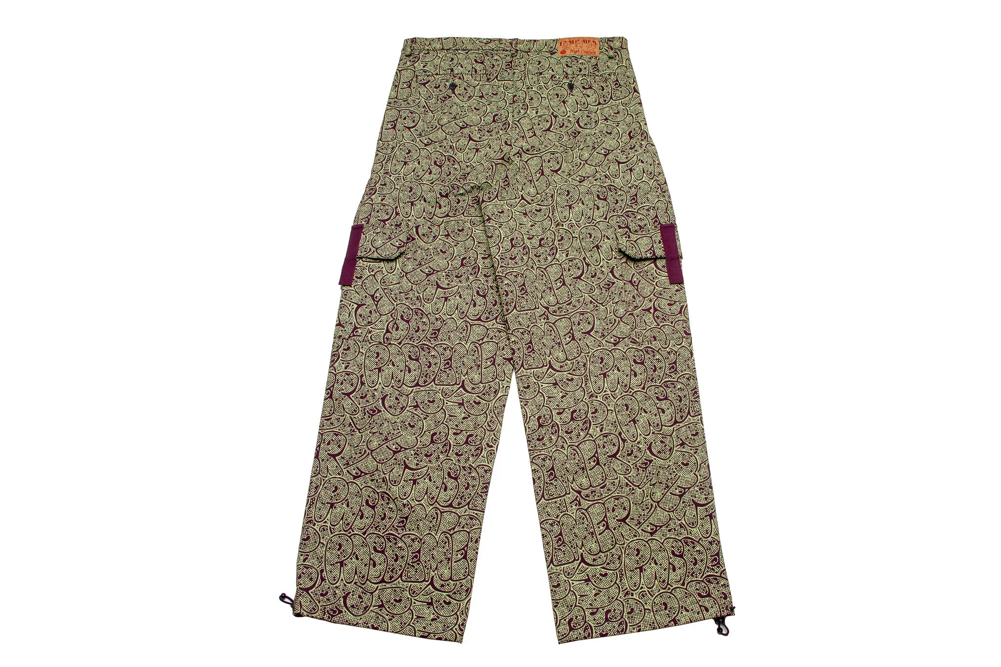 Pas de Mer Logo Pants "Purple & Lime"
