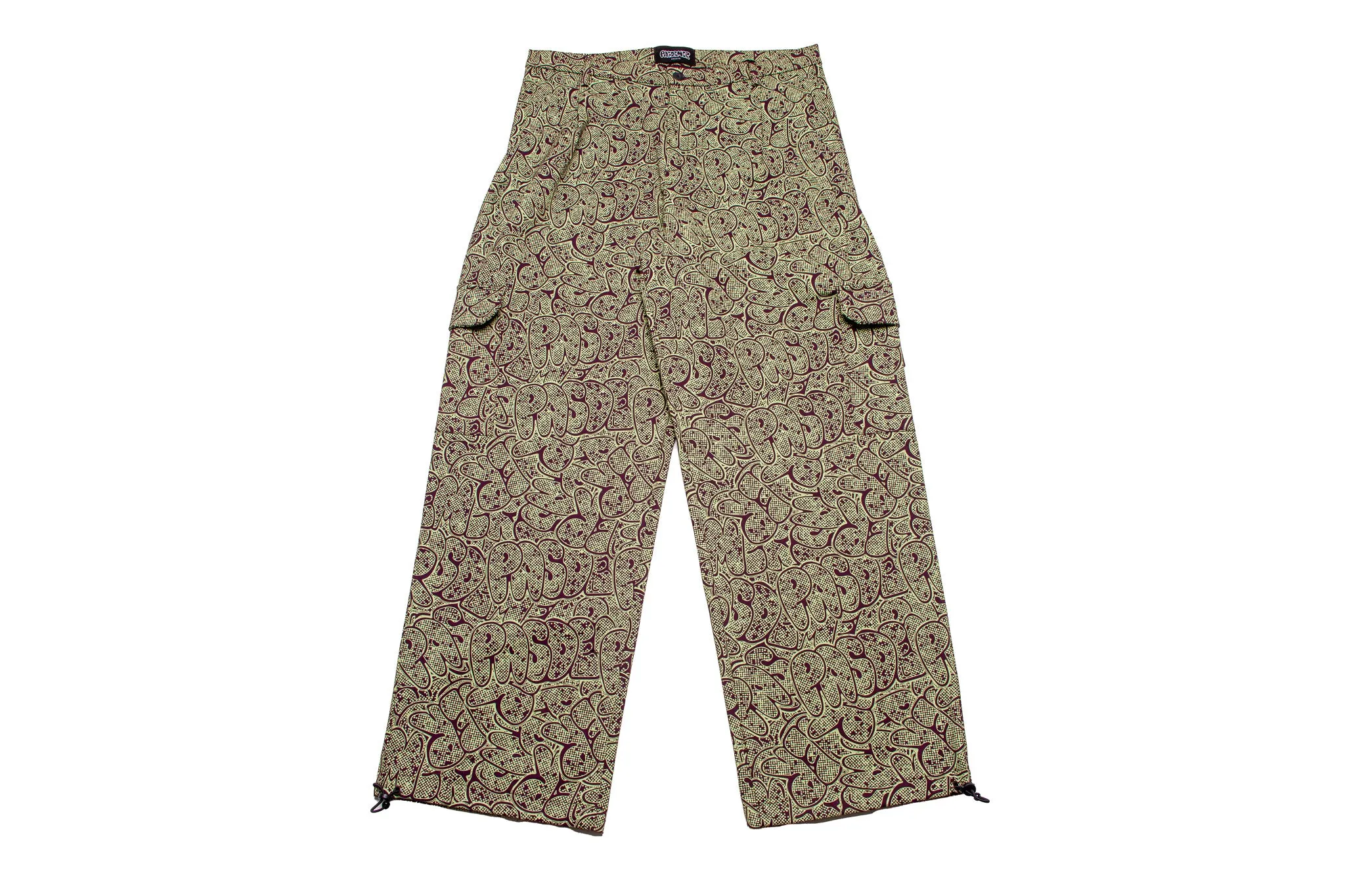 Pas de Mer Logo Pants "Purple & Lime"