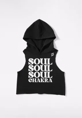Soul Chakra x Peloton Sleeveless Cropped Hoodie