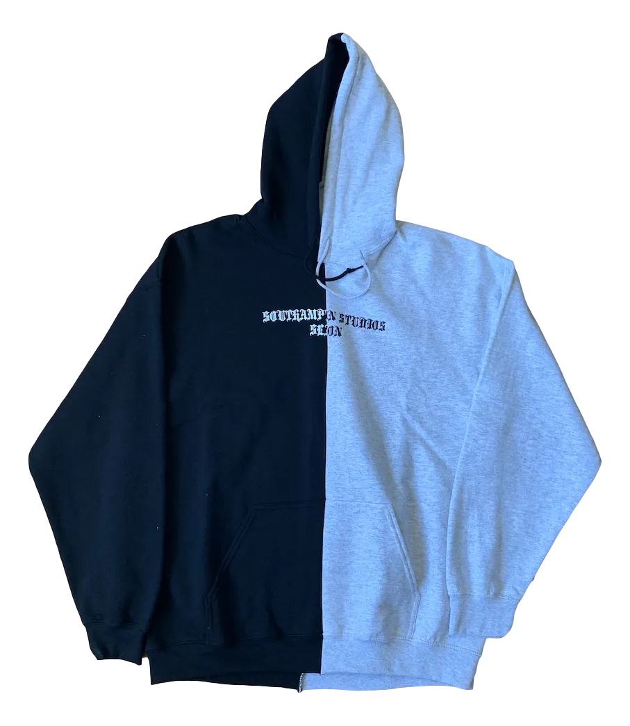 "Grayscale" Split Hoodie